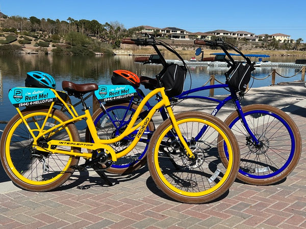 Pedego Electric Bike rentals at Lake Las Vegas