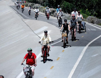 Riders on Bike Path