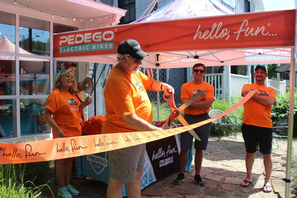 Pedego Electric Bikes Peninsula Celebrates Community With Hello Fun Tour Palooza Event and Opens Pedego Electric Bikes Middlefield