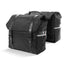 Premium Pannier Bag - Black/Black Leather