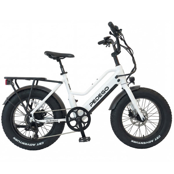 Wide scenic lifestyle shot featuring the Pedego Spring Sale Website Banner V2 Electric Bike being ridden outdoors