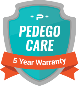 PEDEGO CARE 5 Year Warranty logo
