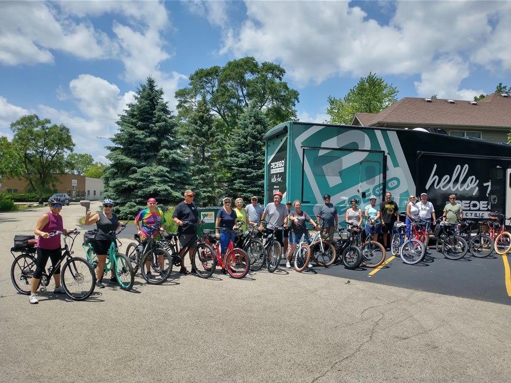 Pedego Owners at the Wauconda Palooza in Illinois.