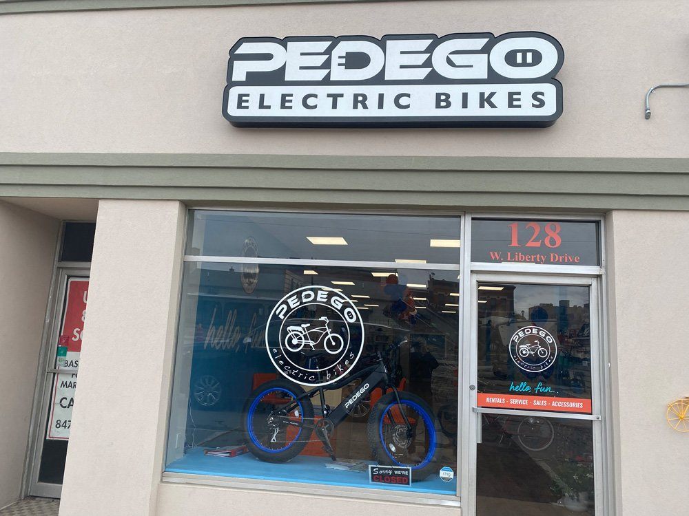 Pedego Wheaton storefront in Illinois.