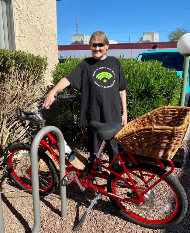 Pedego Tucson customer, John Collins with his Pedego Electric Bikes